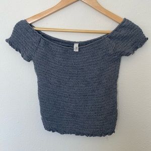 Gray Jolie Los Angeles tight fitting top